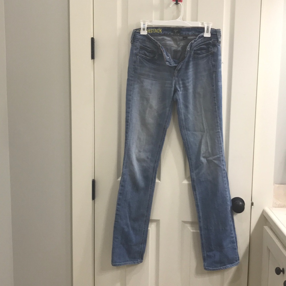 J Crew Factory Matchstick jeans size 27